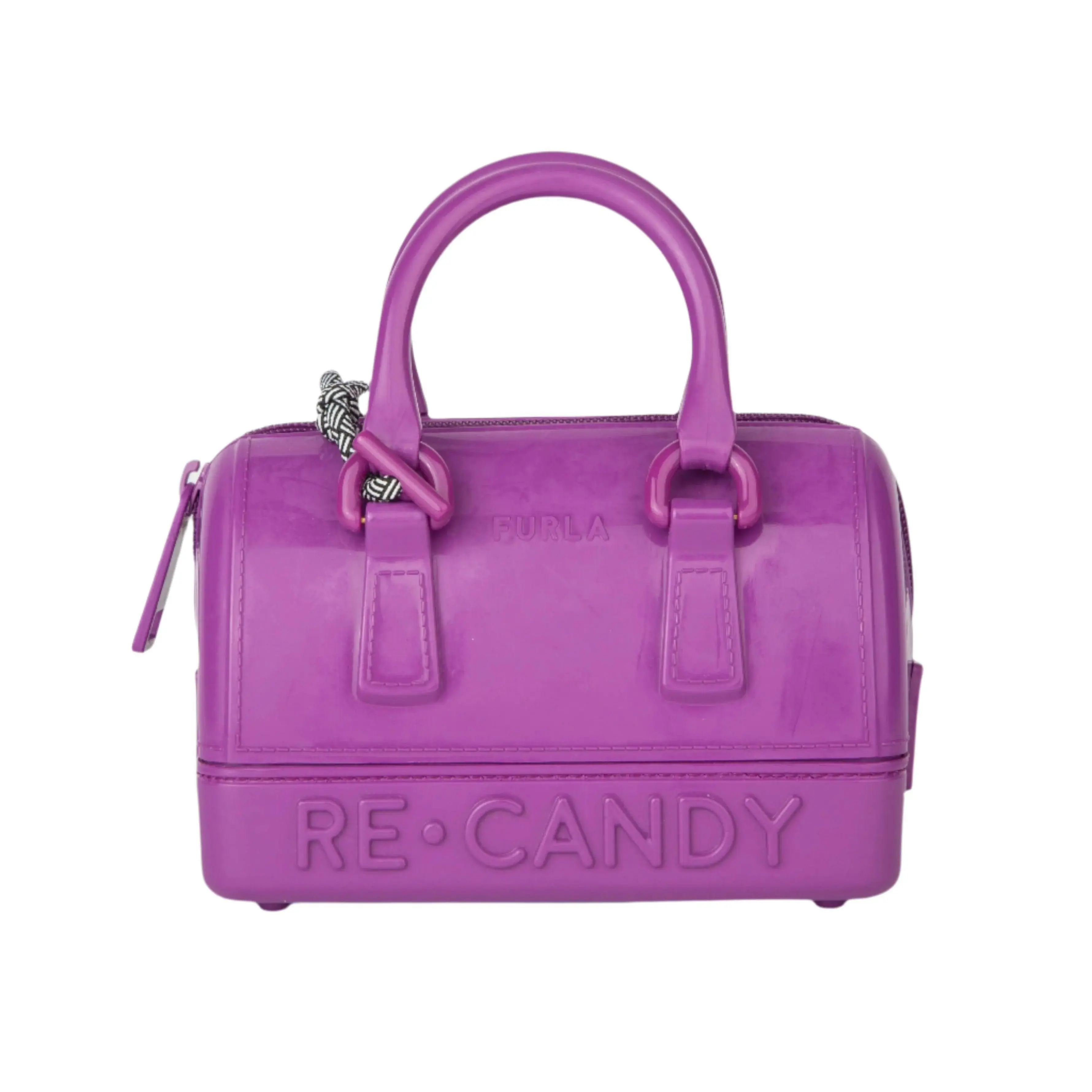 Furla Re Candy Mini Boston Bag - Purple