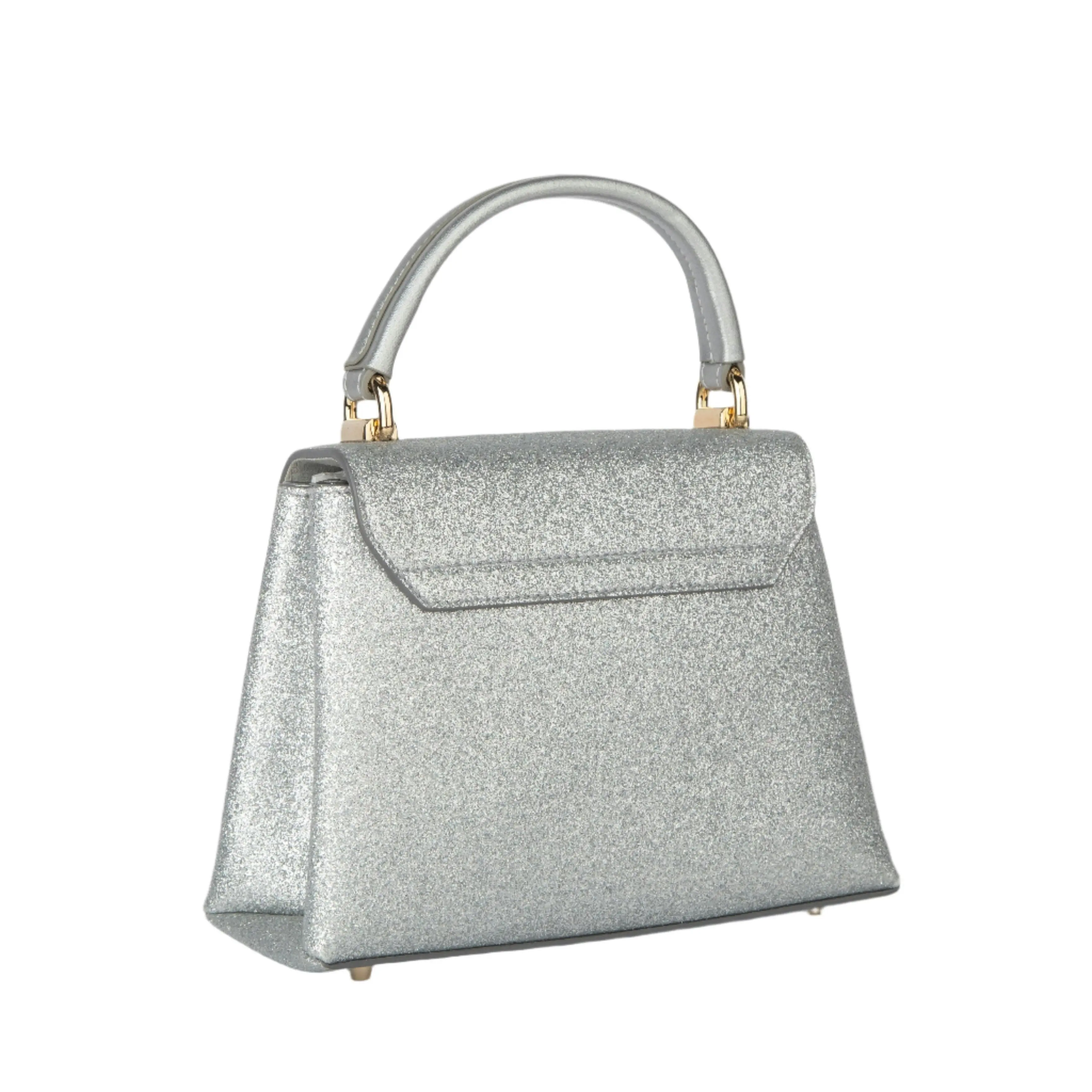 Furla Mini Top Handle - Ares Uni Color Silver And Light Gold