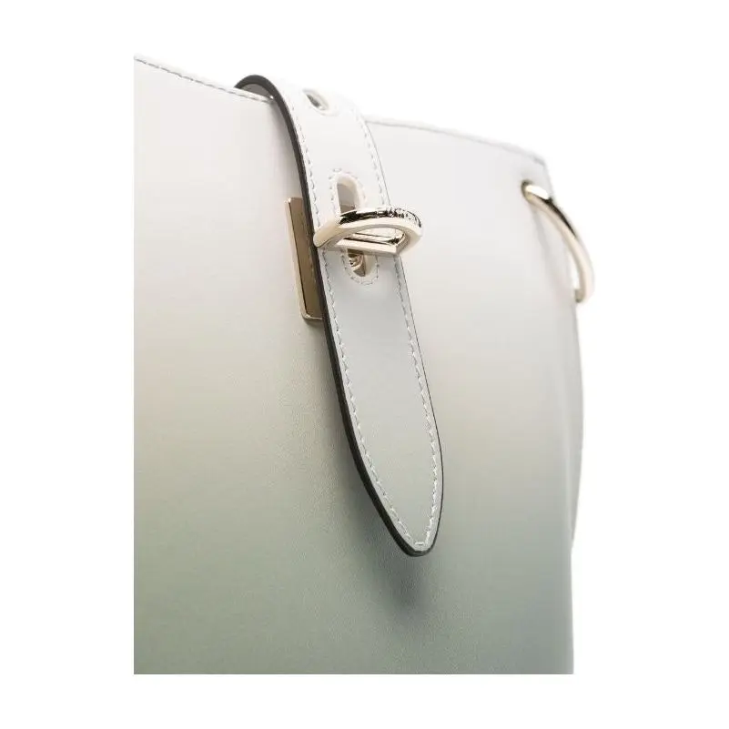 Furla Unica Mini Crossbody - Vitello Roma White And Gold