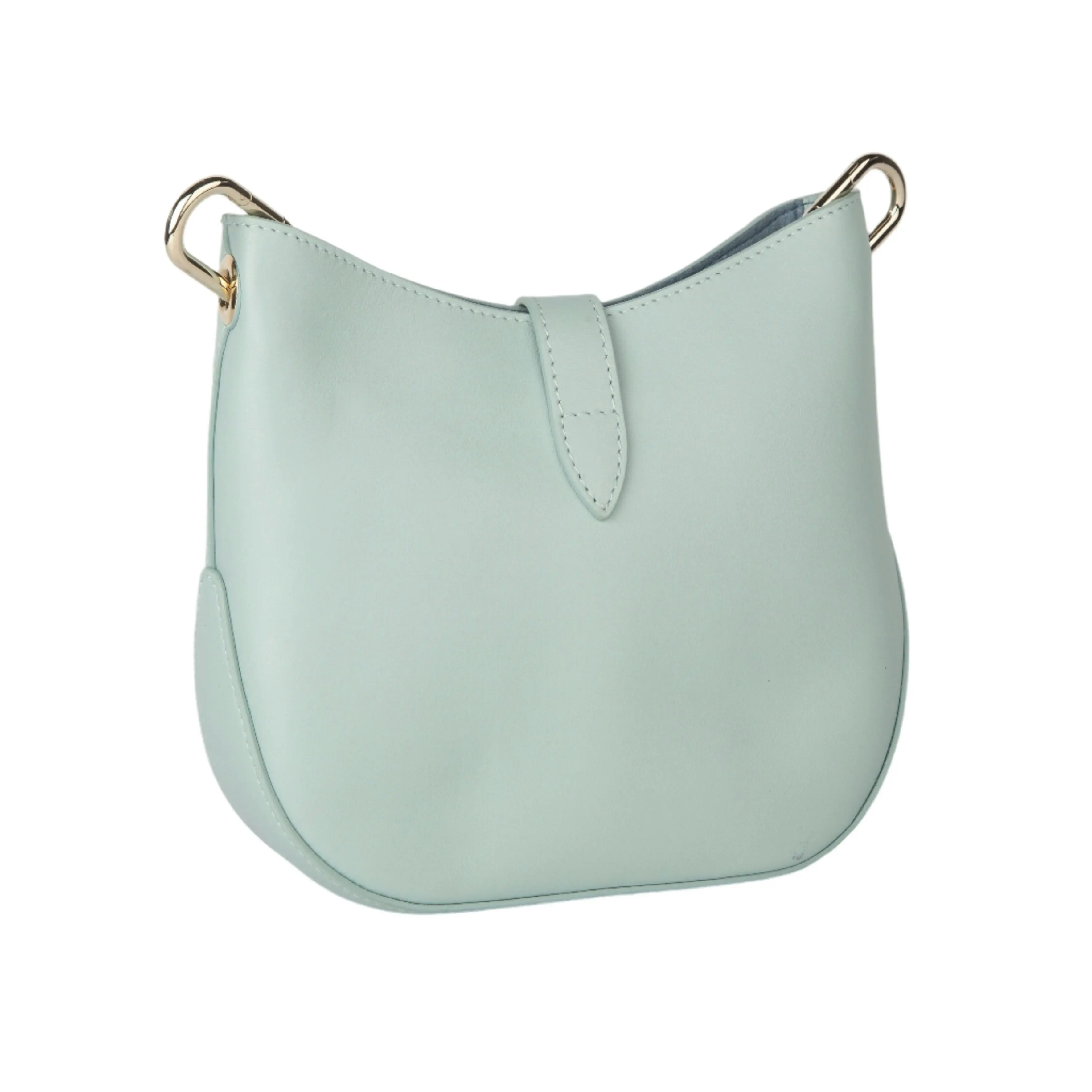 Furla Sirena Mini Hobo - Vitello Roma Pastel Green And Gold