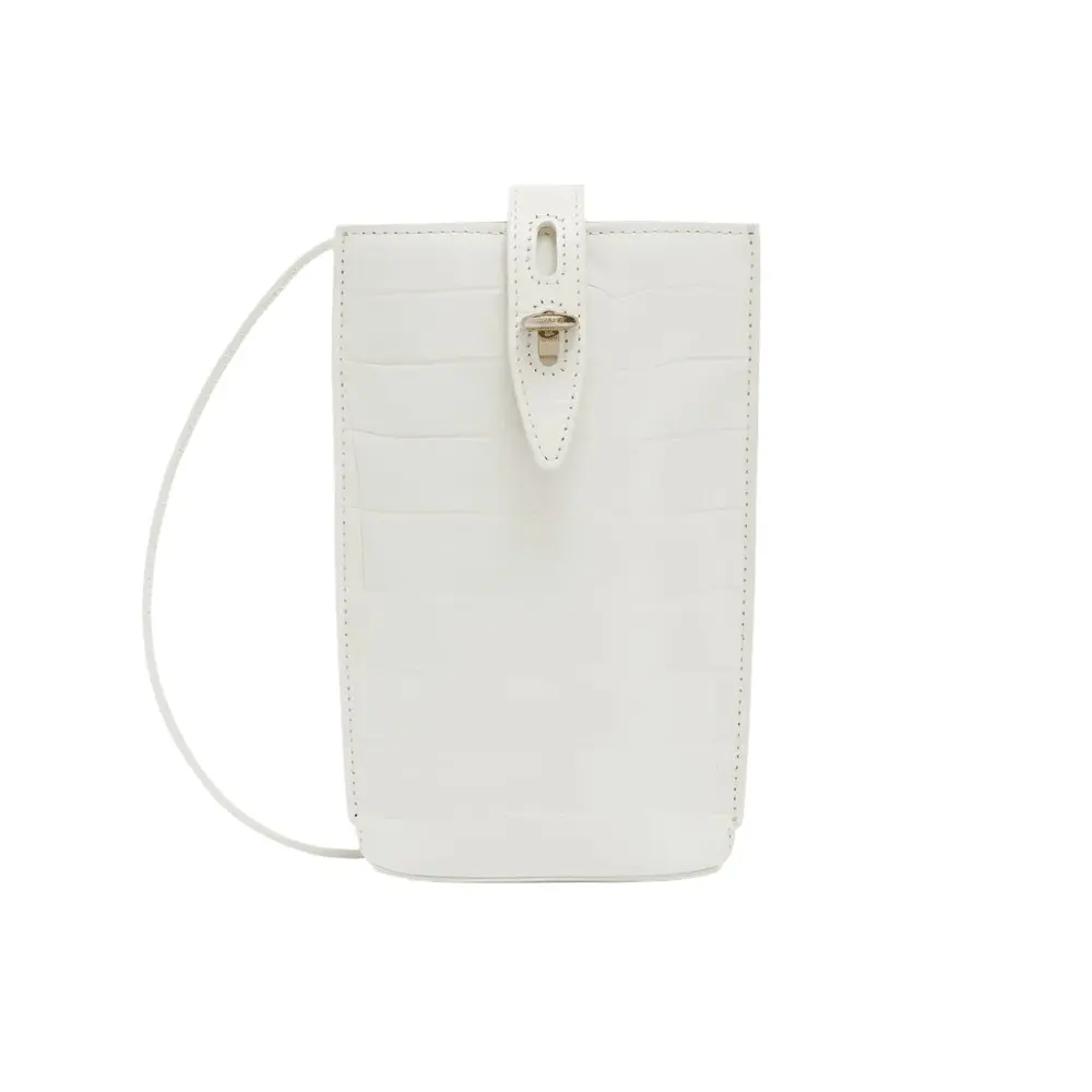 Furla Mini Unica Leather Crossbody Bag - Marshmallow