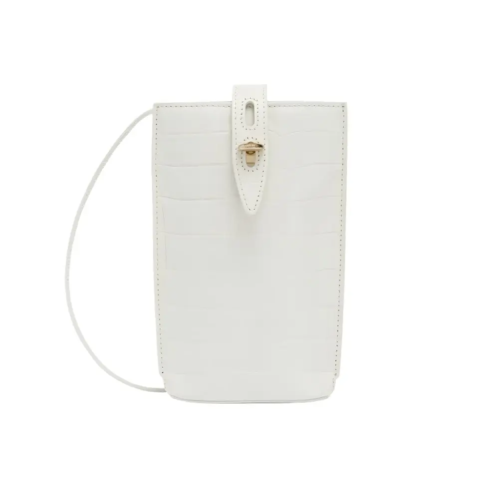 Furla Mini Unica Leather Crossbody Bag - Marshmallow