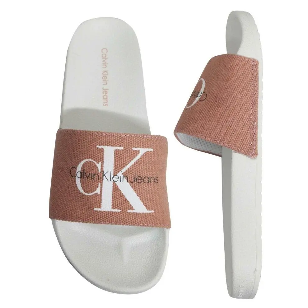 Calvin Klein Unisex - Viggo Heavy Canvas Slides - Dusk