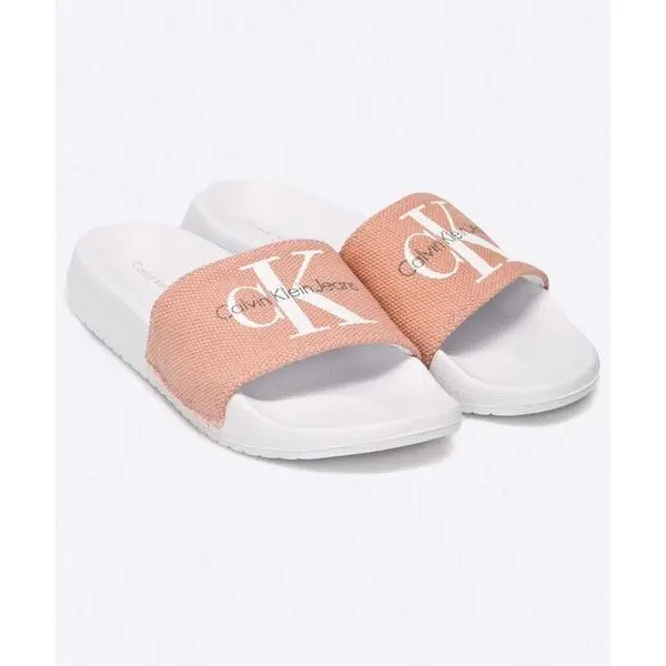 Calvin Klein Unisex - Viggo Heavy Canvas Slides - Dusk