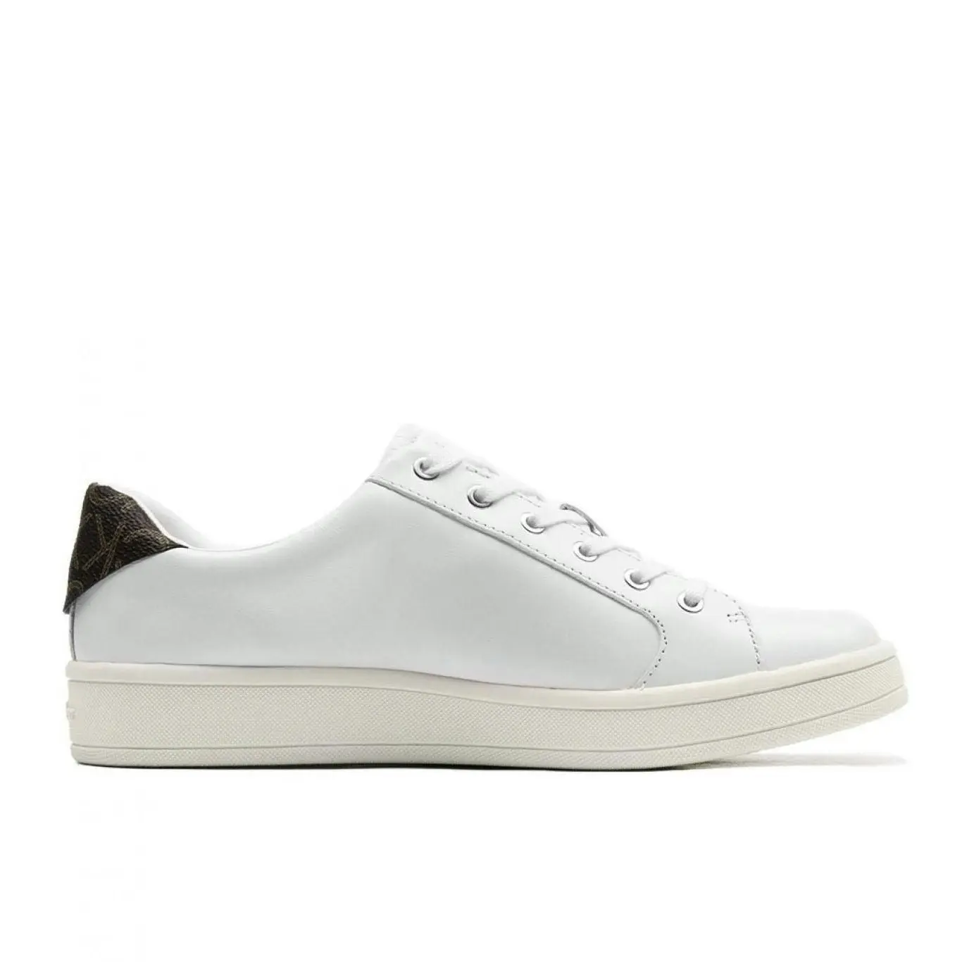 Calvin Klein Women's Sonia Low Top Lace Up Sneakers - White