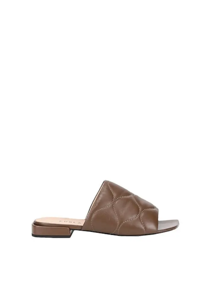 Furla Women's Block Mule Sandals T.20 - Brown