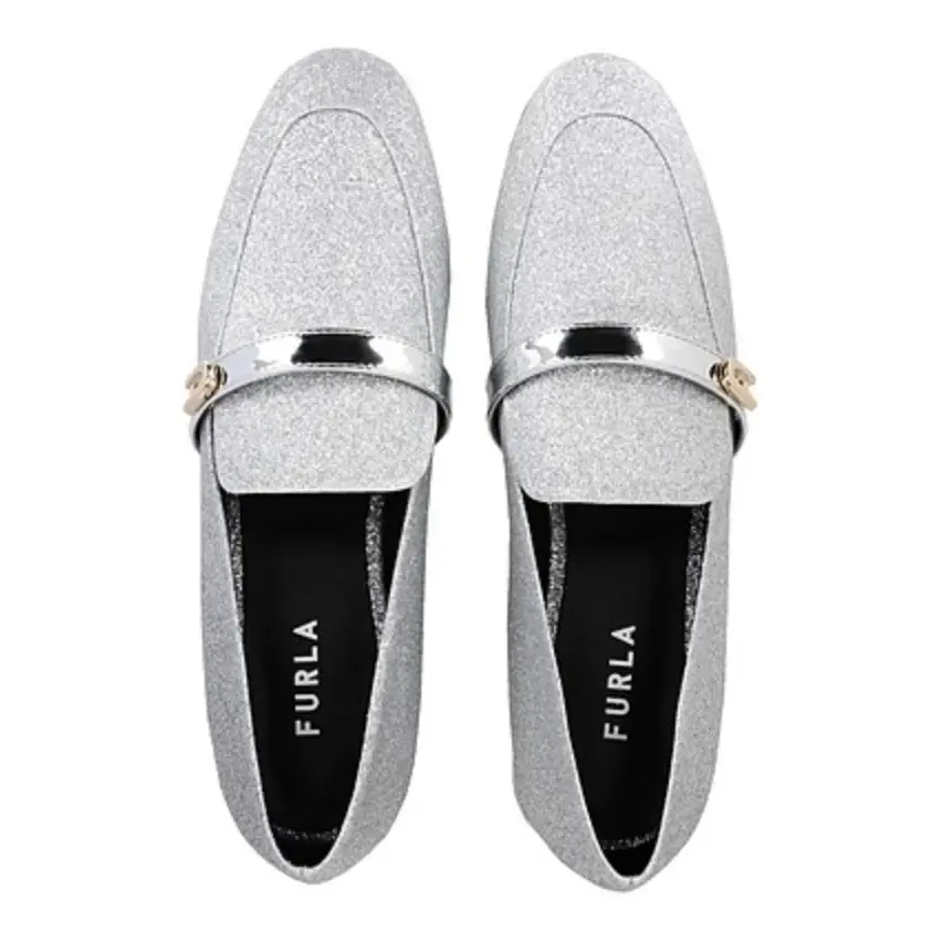 Furla 1927 Loafer T.20 - Argento Microglitter