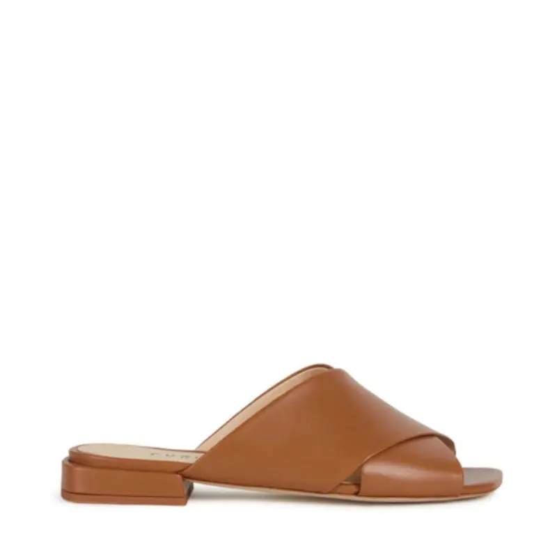 Furla Women's Cross Mule Sandals T.20 - Cognac