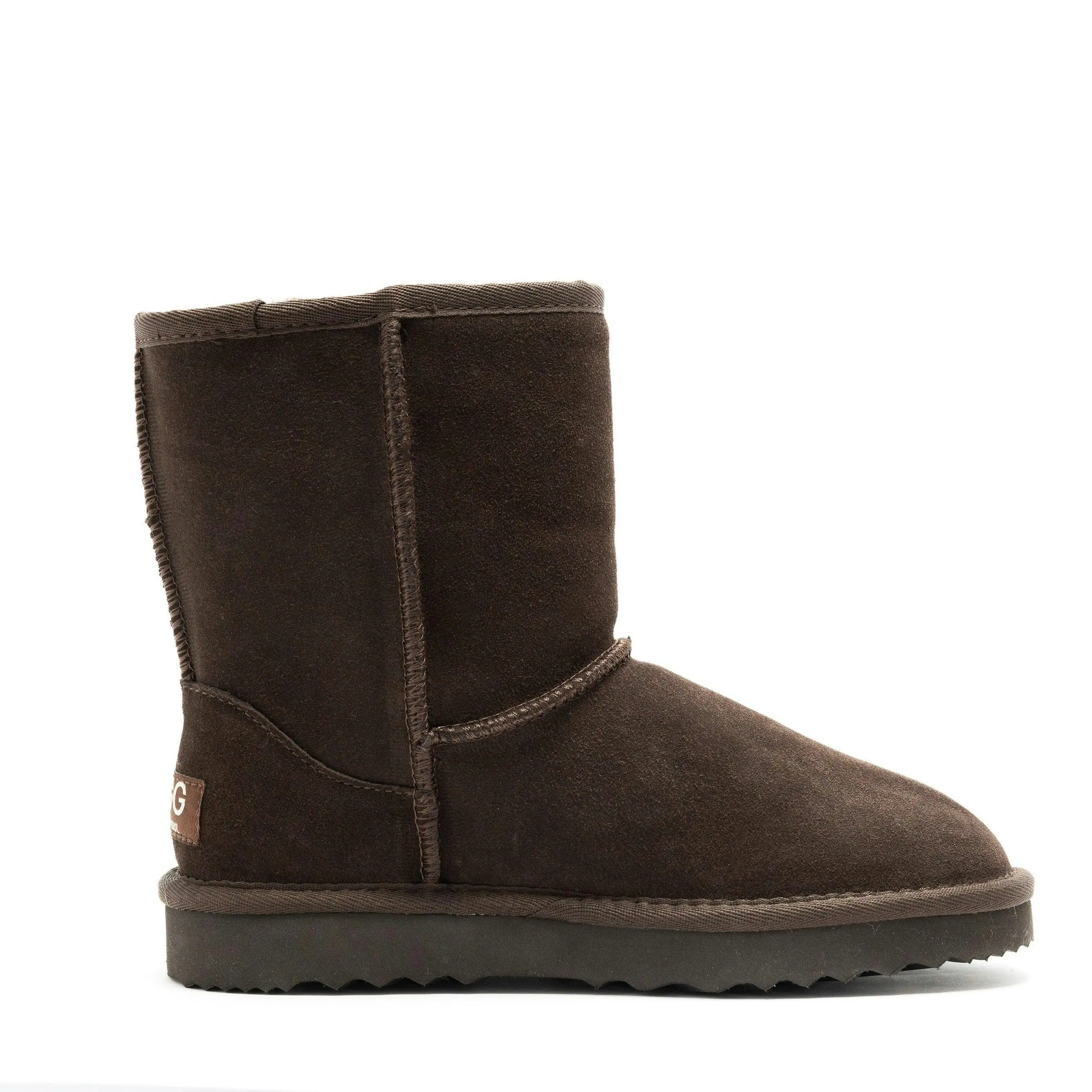 Byron Soul Ugg Classic Short Boots Dark Brown