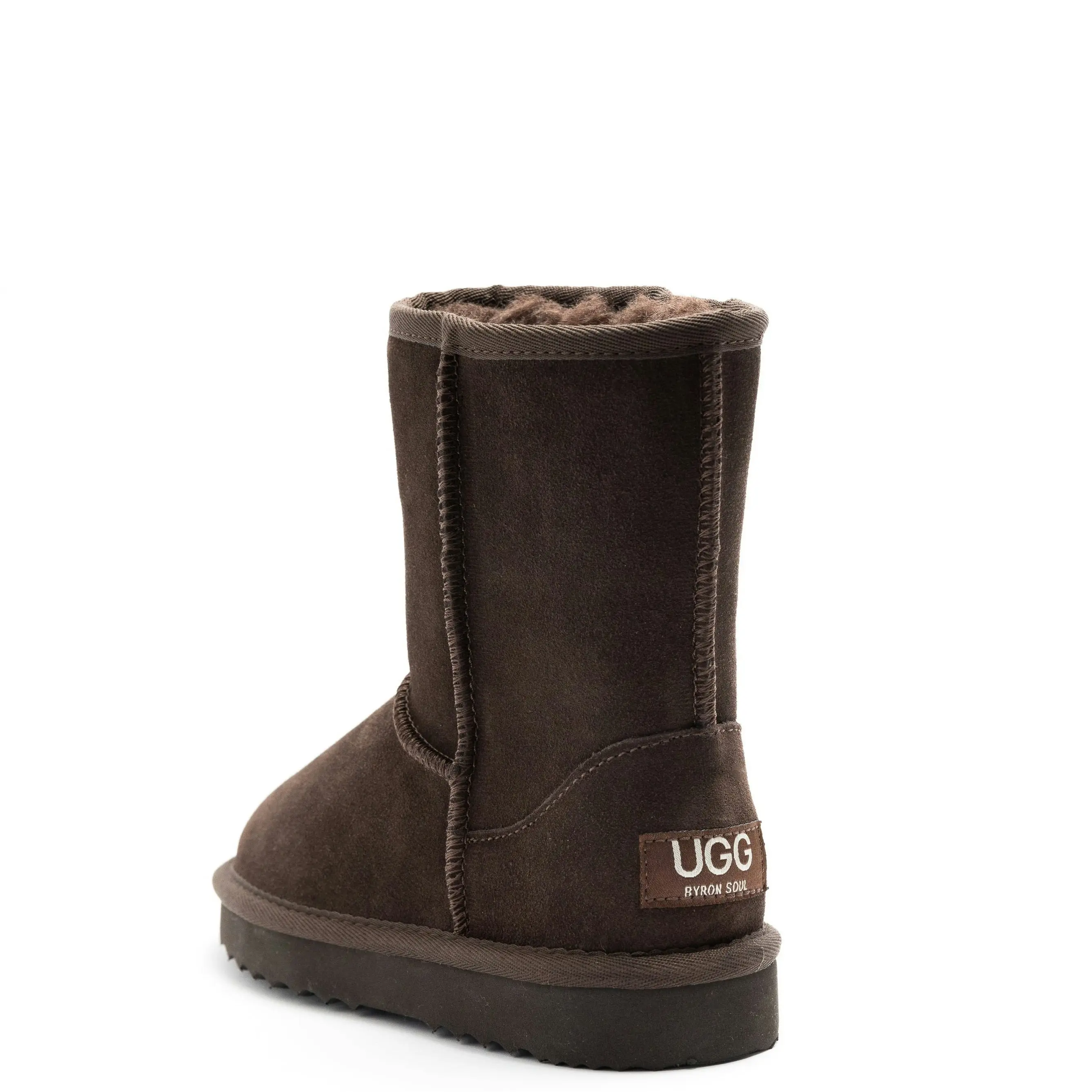 Byron Soul Ugg Classic Short Boots Dark Brown