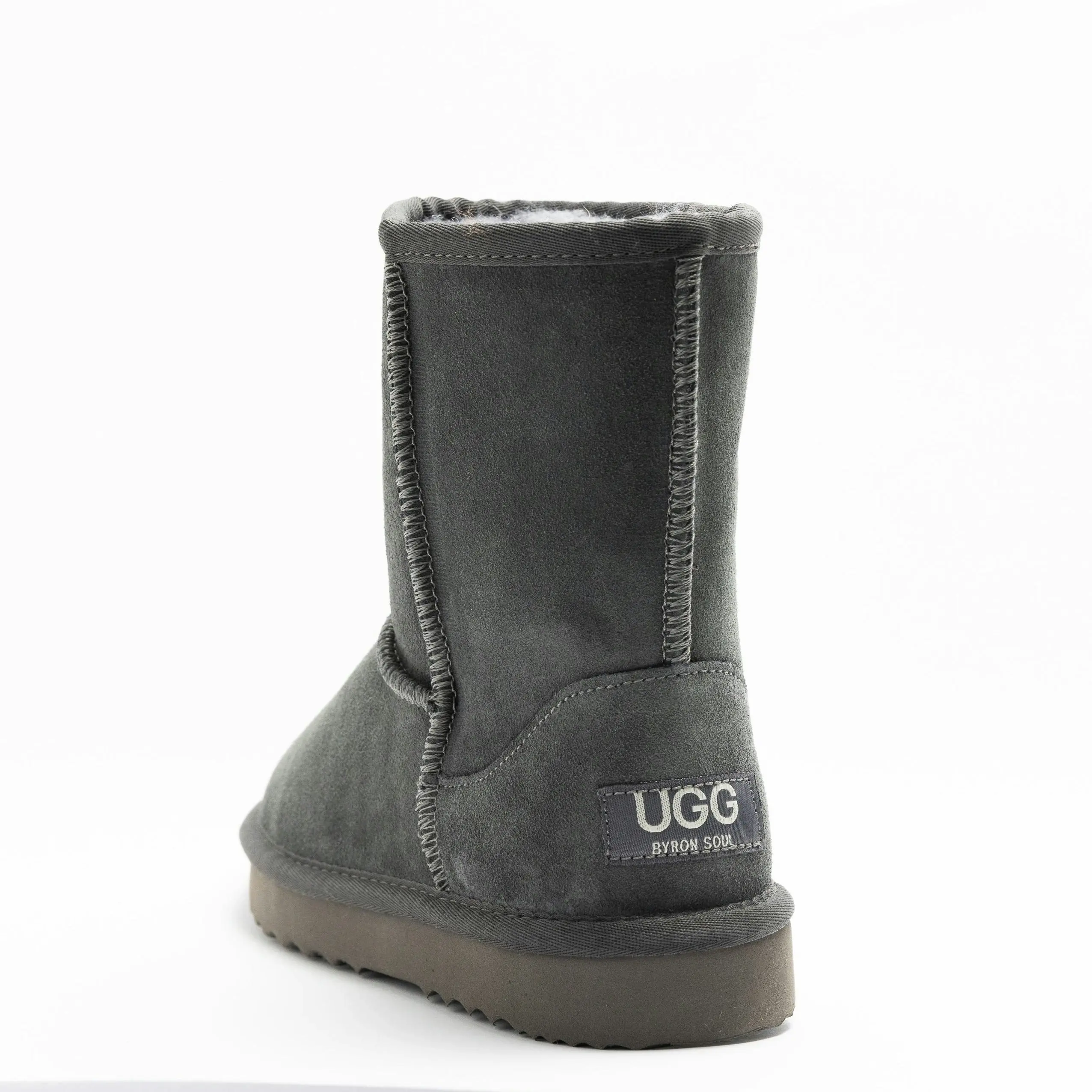 Byron Soul Ugg Classic Short Boots Grey