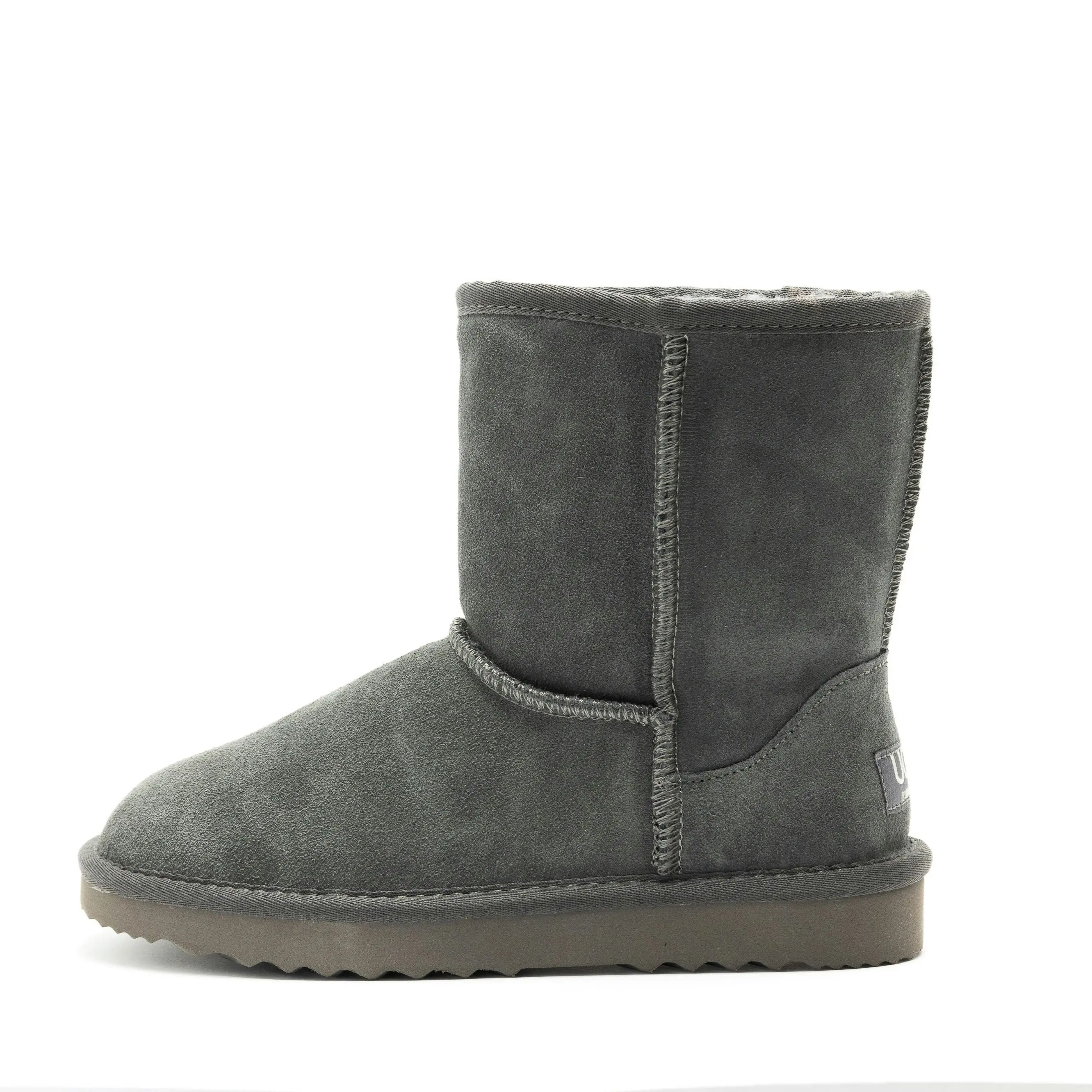 Byron Soul Ugg Classic Short Boots Grey