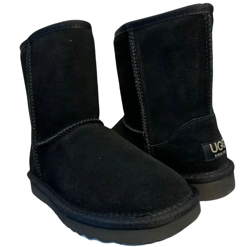 Byron Soul Ugg Classic Short Boots Black