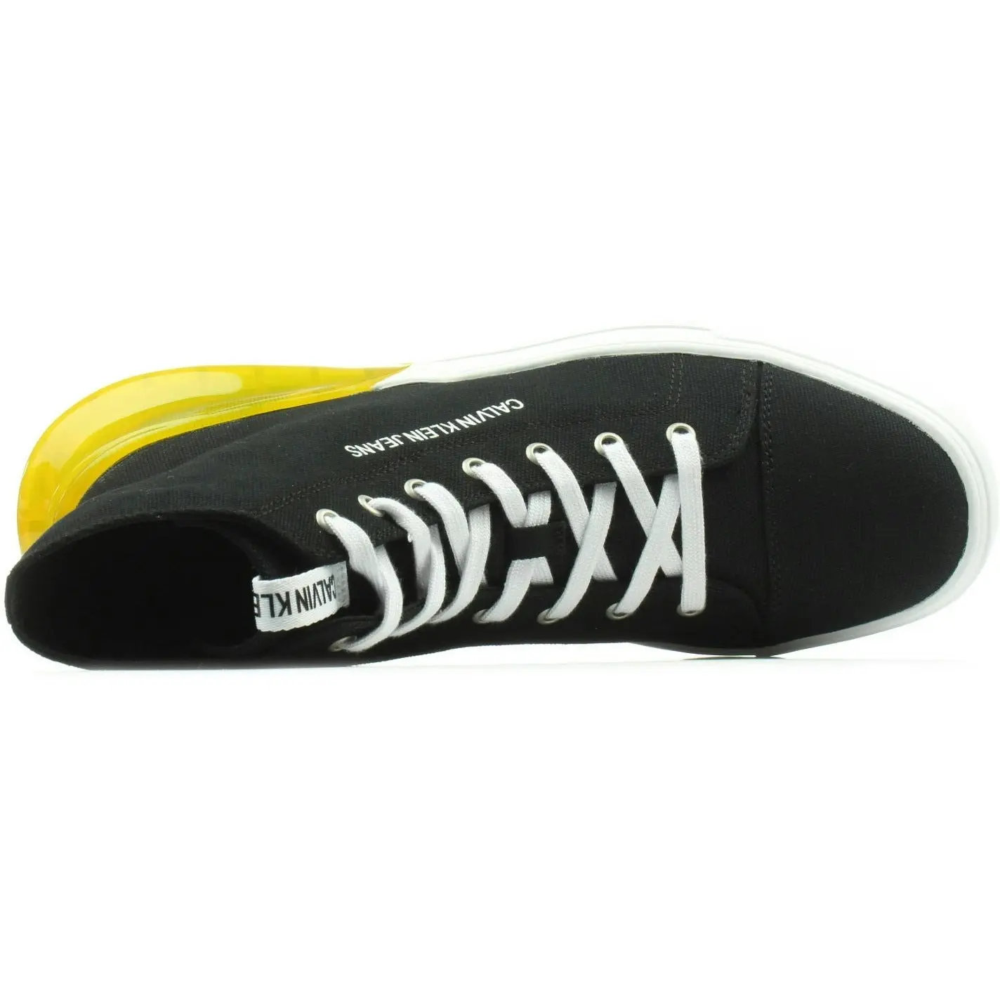 Calvin Klein Mens Merlin High Top - Black/lemon Chrome