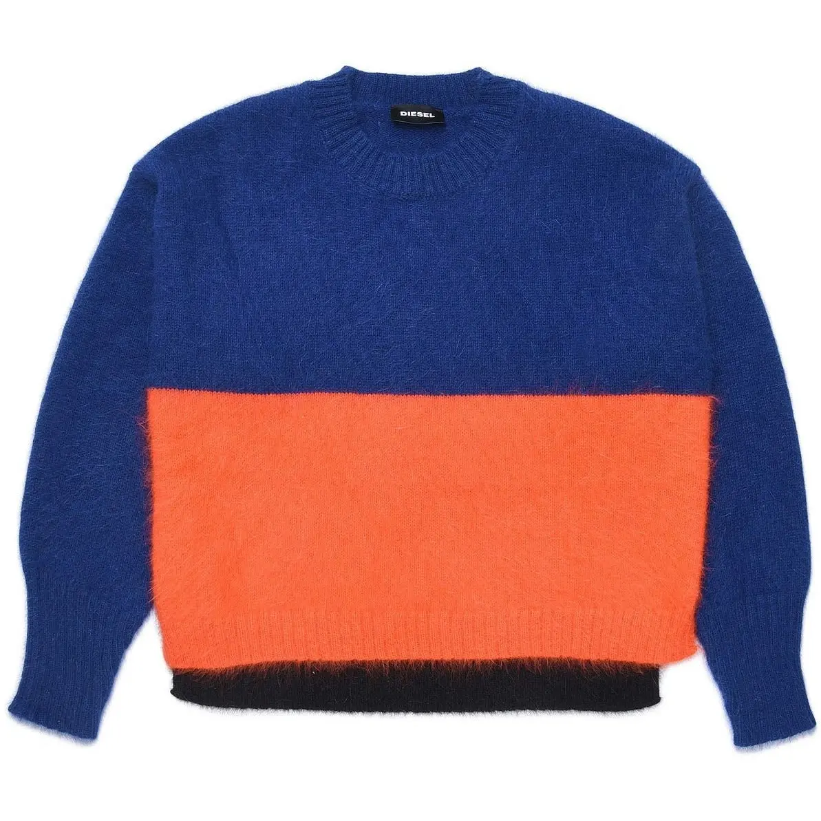 Diesel Girls Blue & Orange Wool Sweater