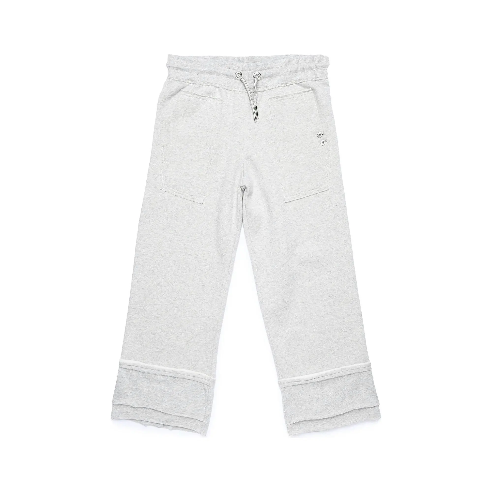 Diesel Girls Grey Joggers With Stitching Design