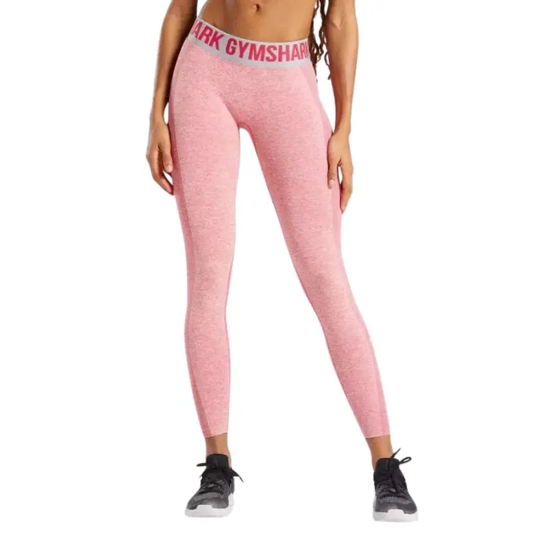 Gymshark Womens Flex Low Rise Leggings - Red Marl