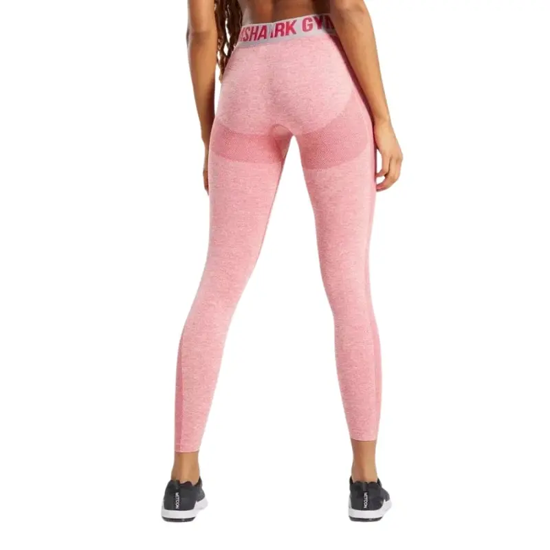 Gymshark Womens Flex Low Rise Leggings - Red Marl