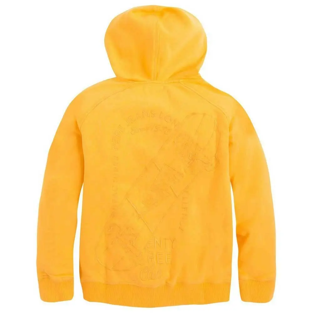 Pepe Kids Pepe Jeans Boys Teen Lier Jr Zip Up Hoodie Yellow