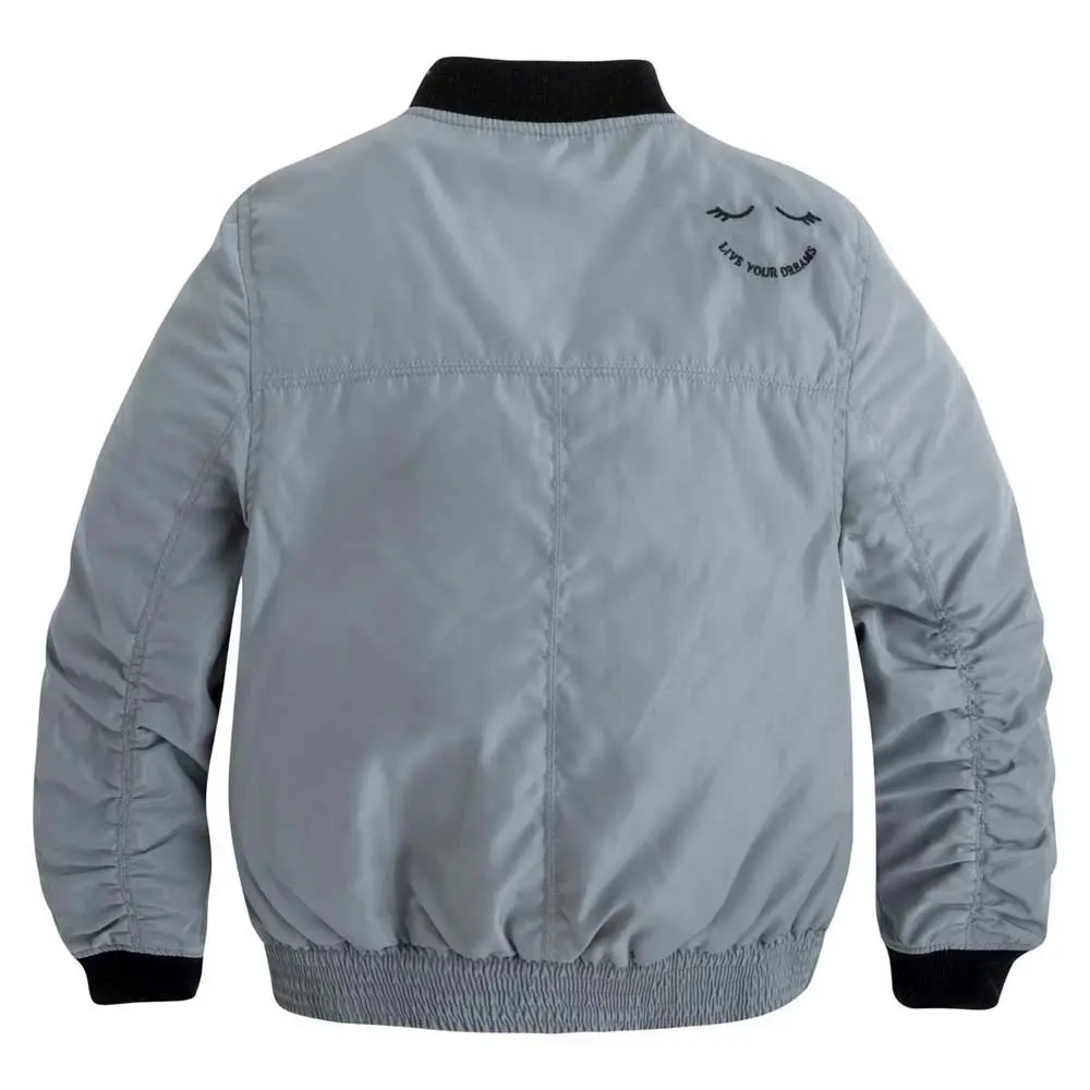 Pepe Kids Pepe Jeans Girls Josette Jr Bomber Jacket Grey