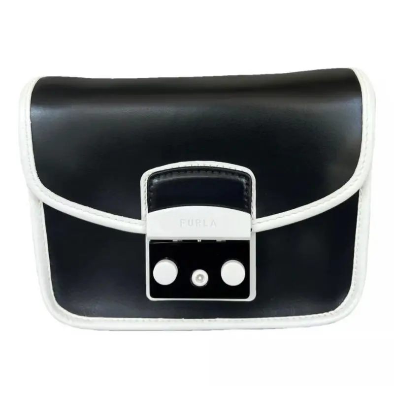 Furla Metropolis Mini Crossbody Bag - Nero Talco