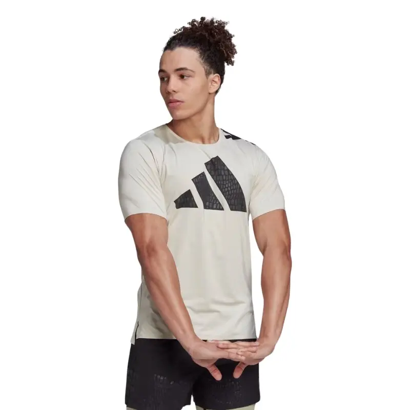 Adidas Mens Beige T-shirt