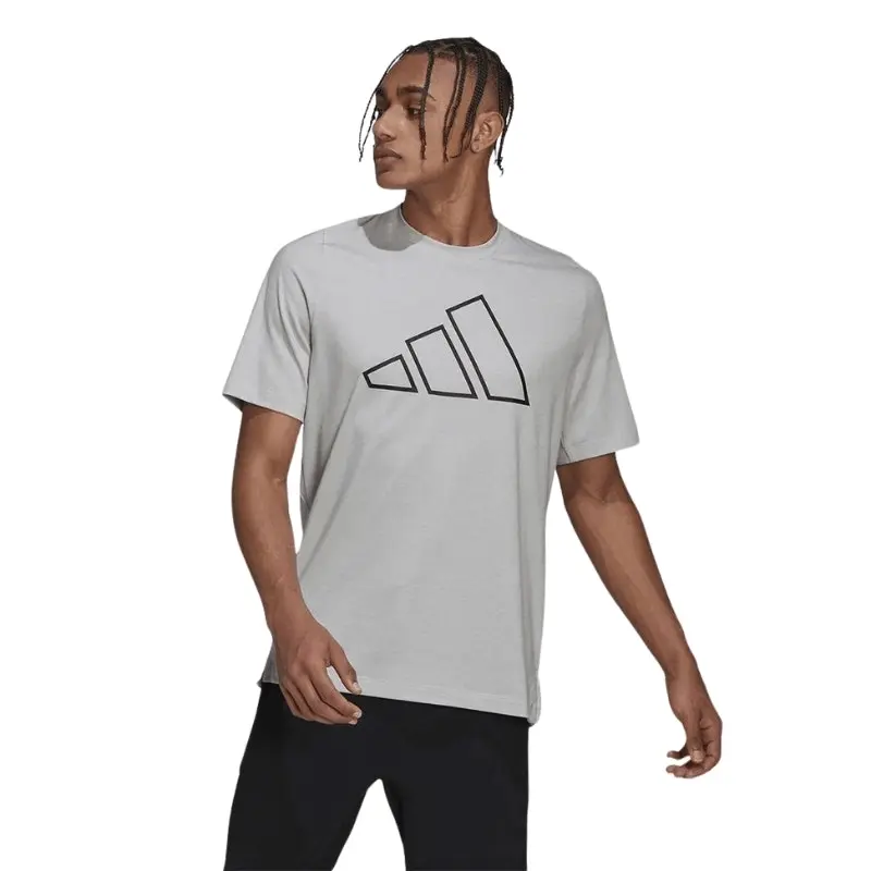 Adidas Mens Light Solid Grey T-shirt