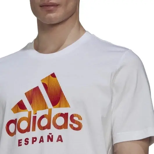 Adidas Mens White Spain T-shirt