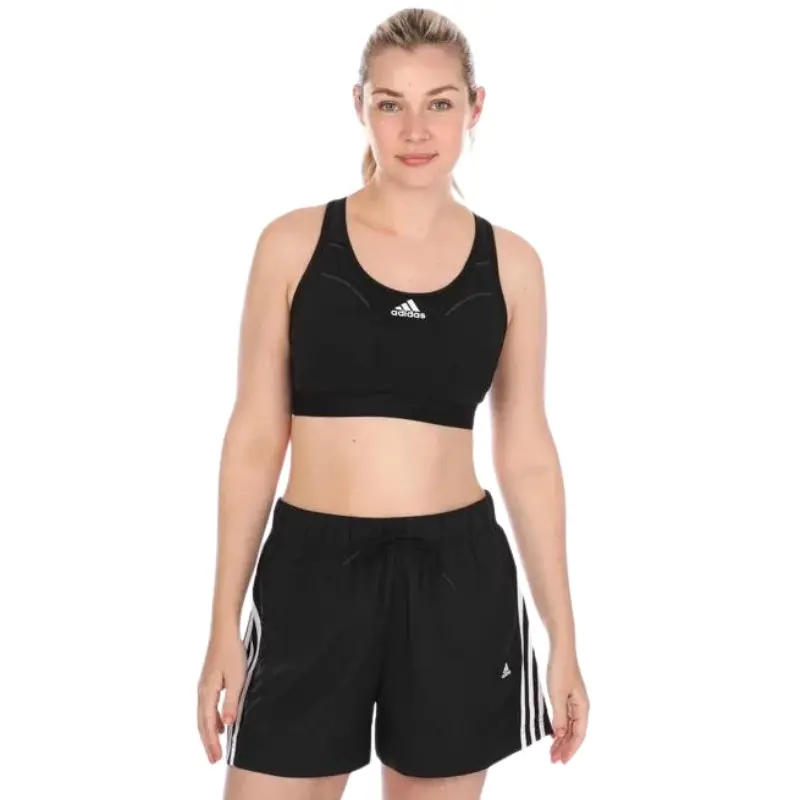 Adidas Womens Mini Logo Black Sports Bra