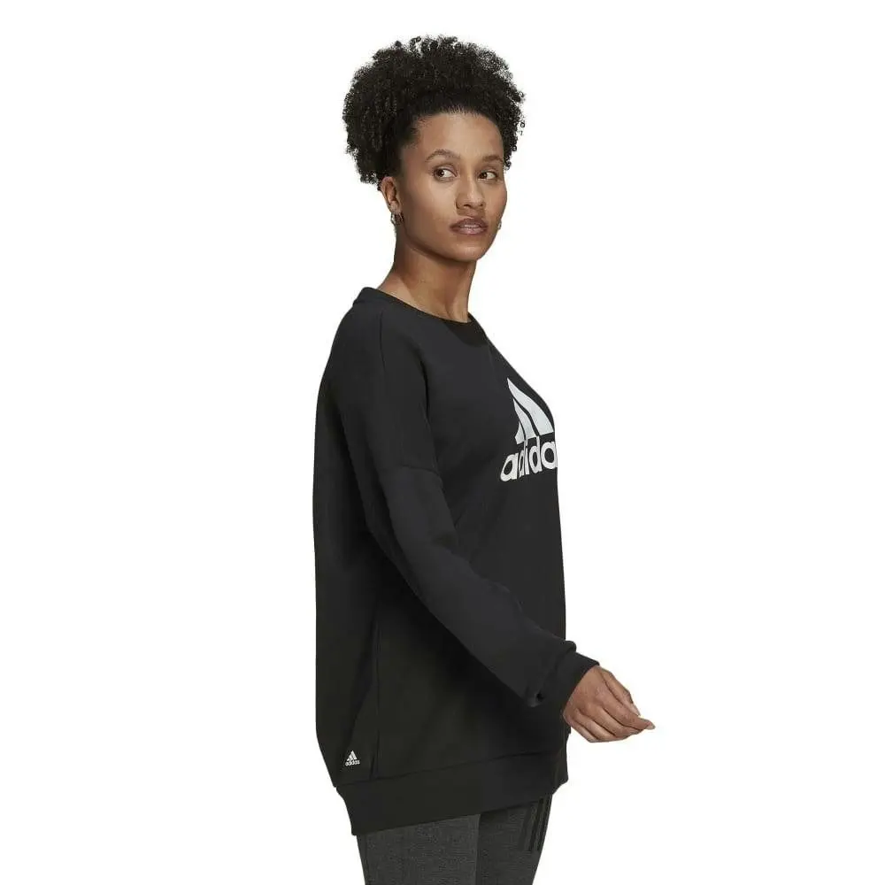 Adidas Womens Black Crew Sweatshirt