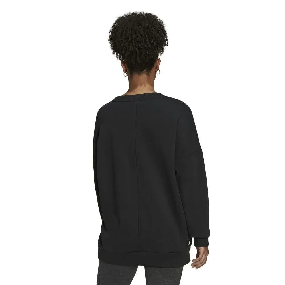 Adidas Womens Black Crew Sweatshirt