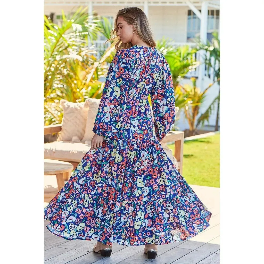 Jaase Carnation Print Teresa Maxi Dress