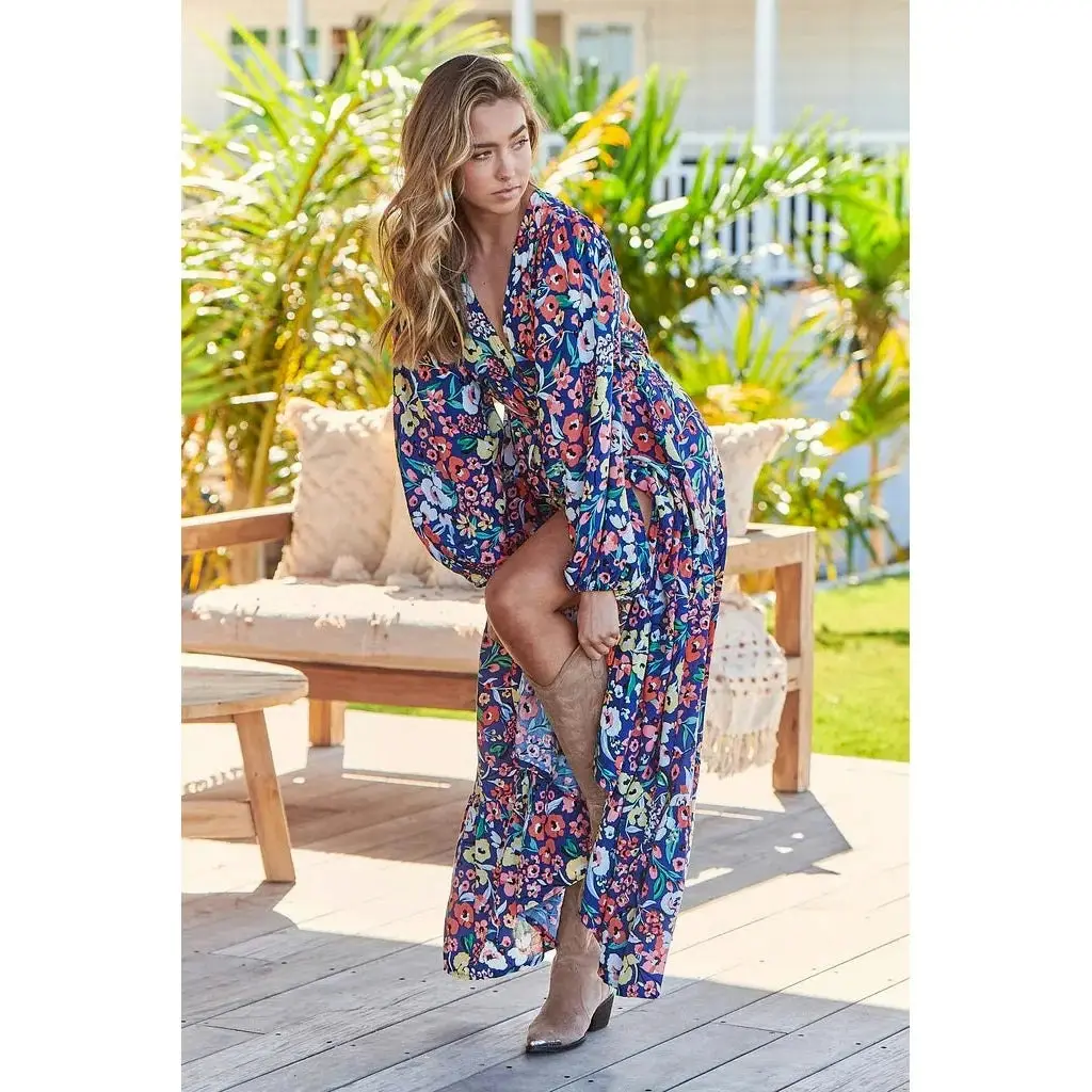 Jaase Carnation Print Teresa Maxi Dress