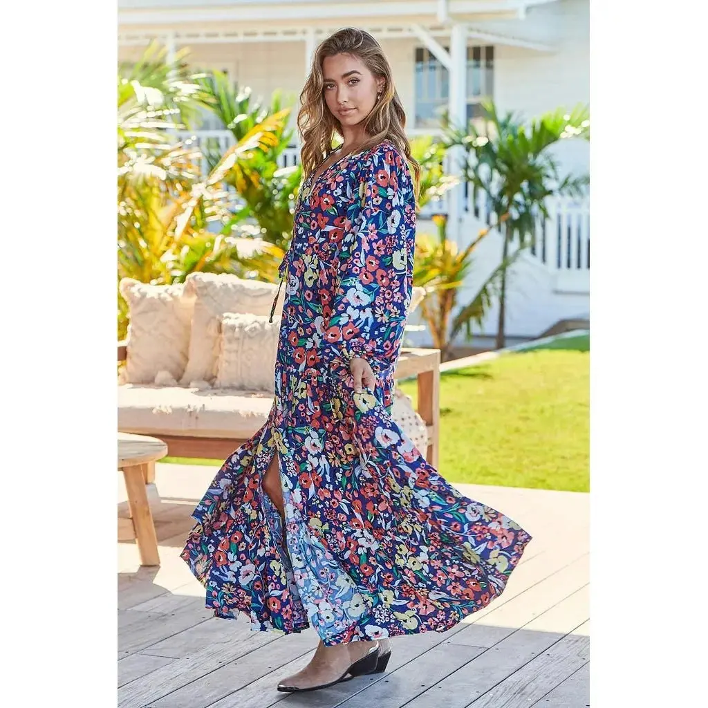 Jaase Carnation Print Teresa Maxi Dress