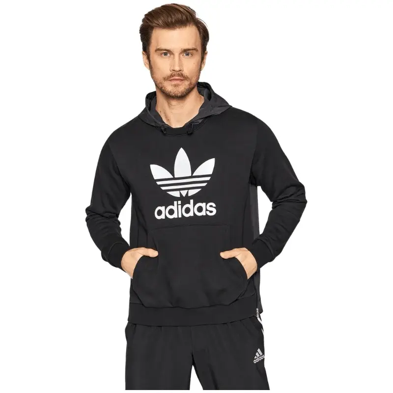 Adidas Mens Black Hoodie