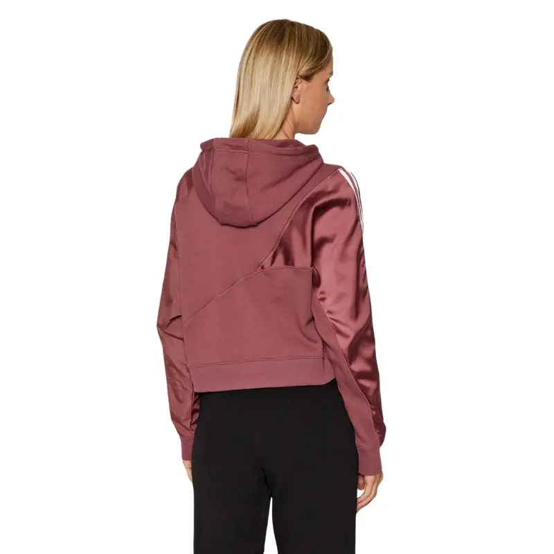 Adidas Womens Burgundy Pullover Hoodie