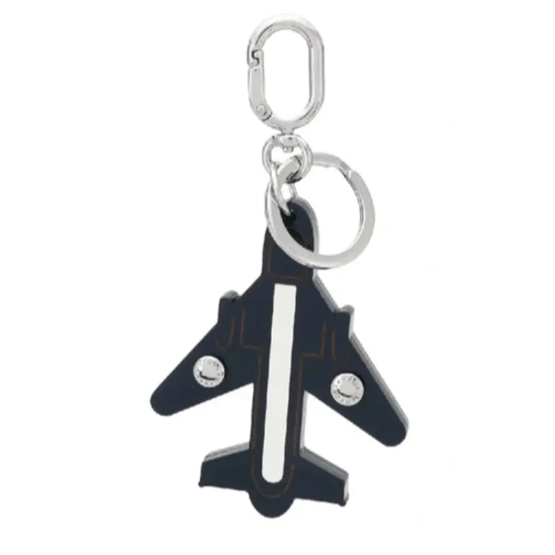 Furla Man Essential Airplane Keyring - Blue Denim Talco