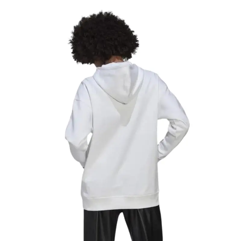 Adidas Womens White Trefoil Hoodie