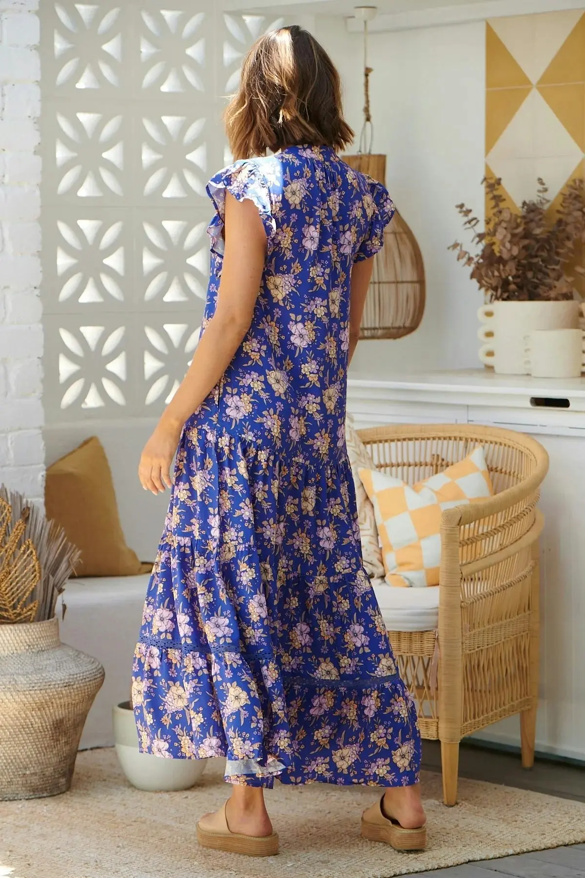 Jaase Delfina Print Agnes Maxi Dress