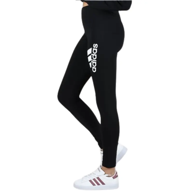 Adidas Womens Black Leggings Maxi Logo