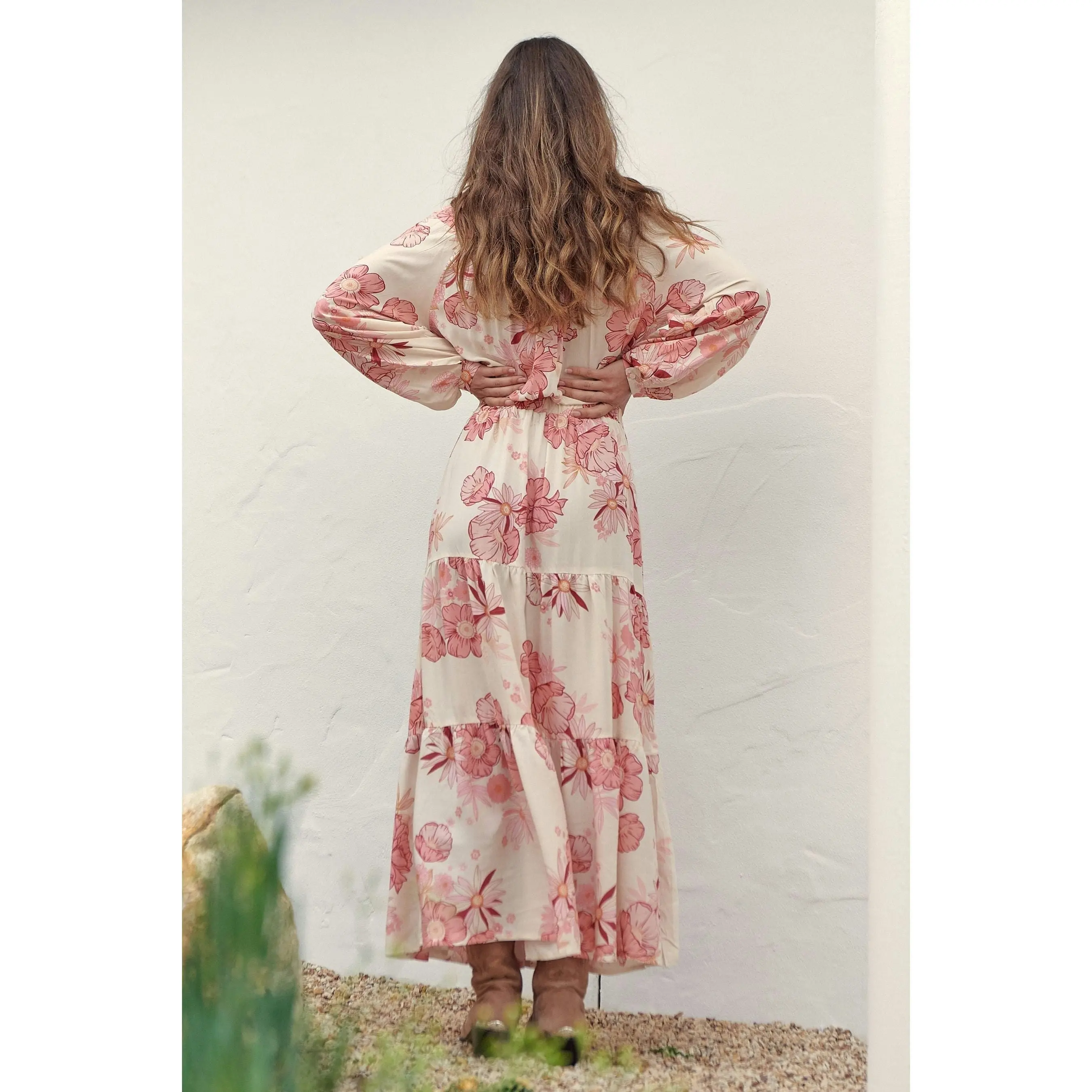 Jaase Lucie Print Otto Maxi Dress