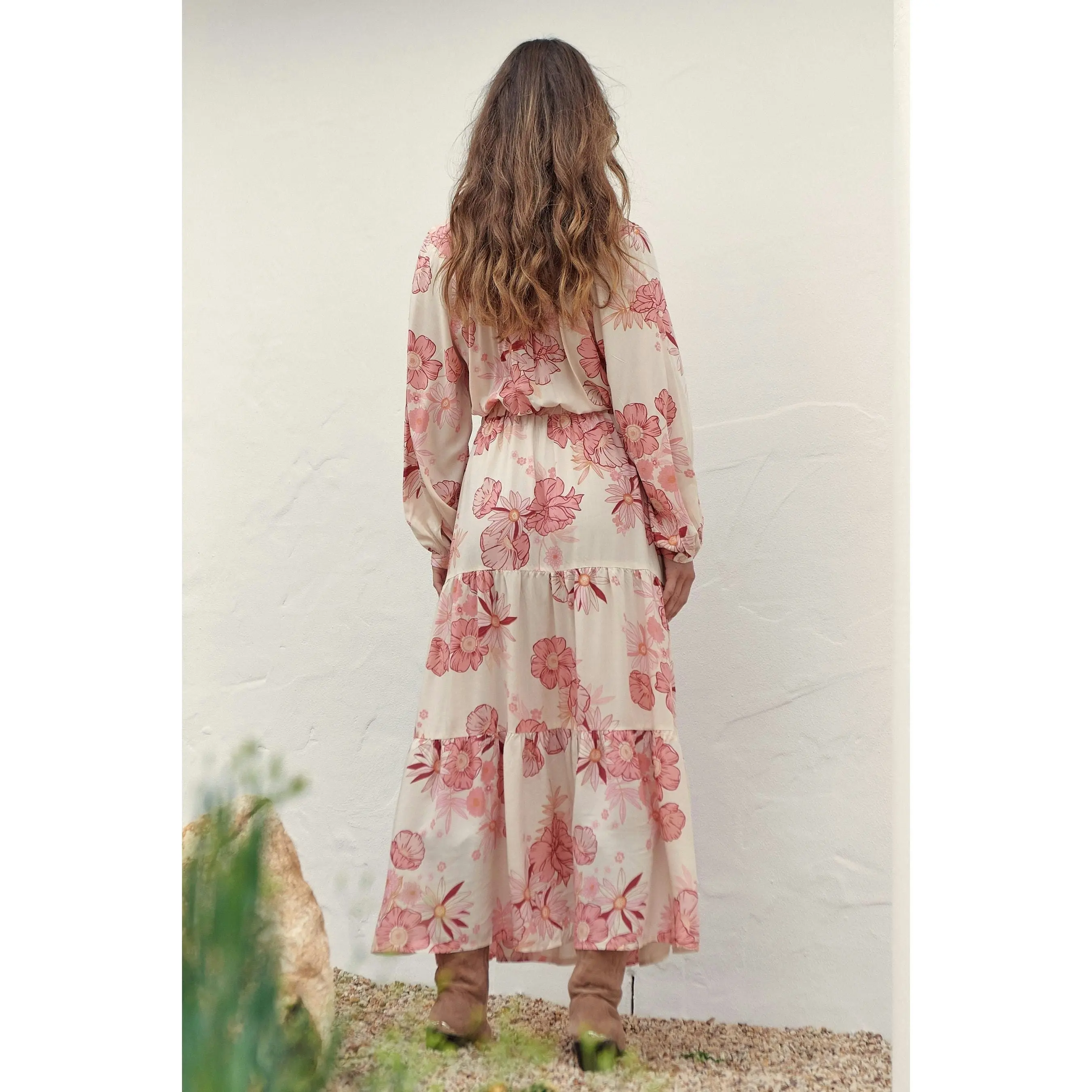 Jaase Lucie Print Otto Maxi Dress