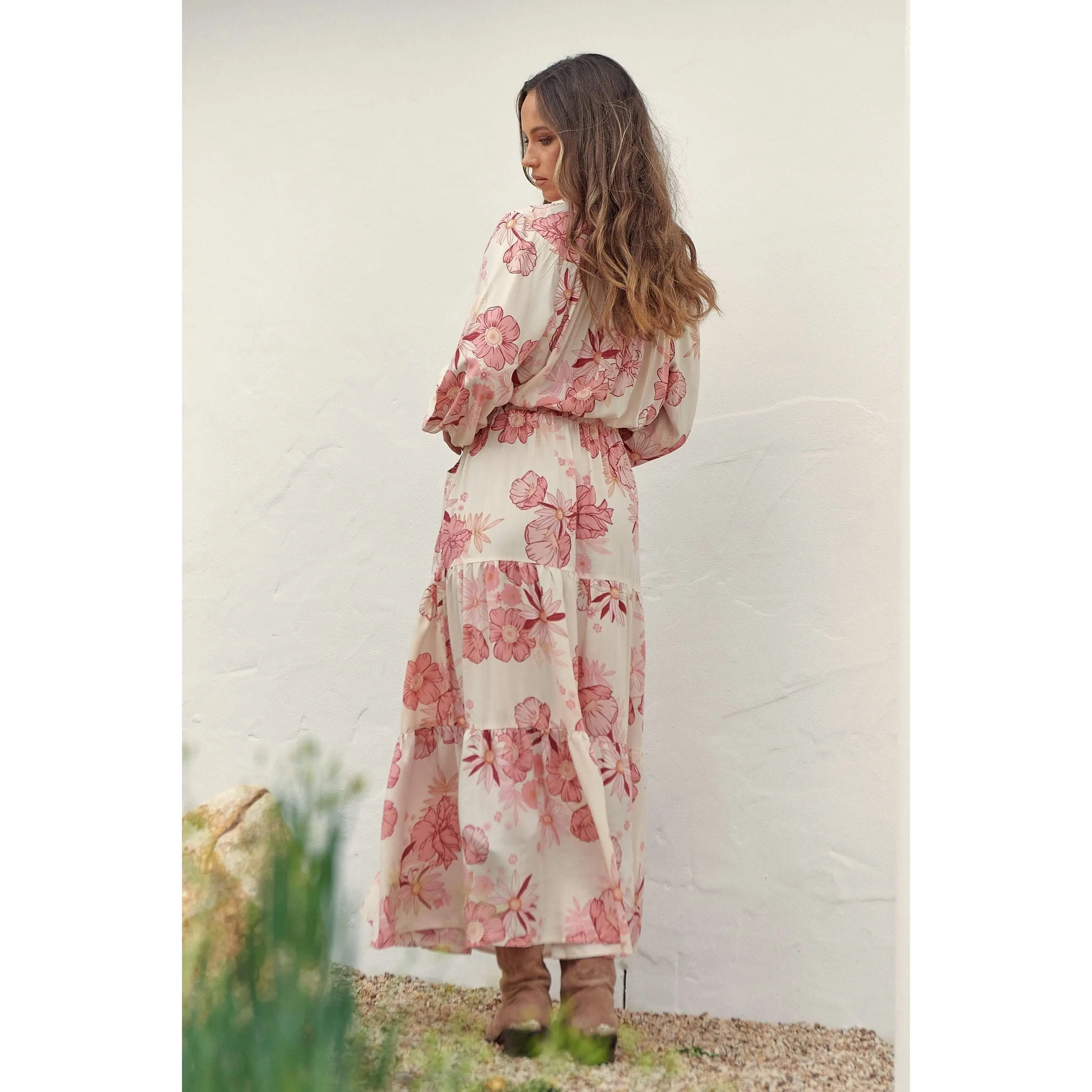 Jaase Lucie Print Otto Maxi Dress