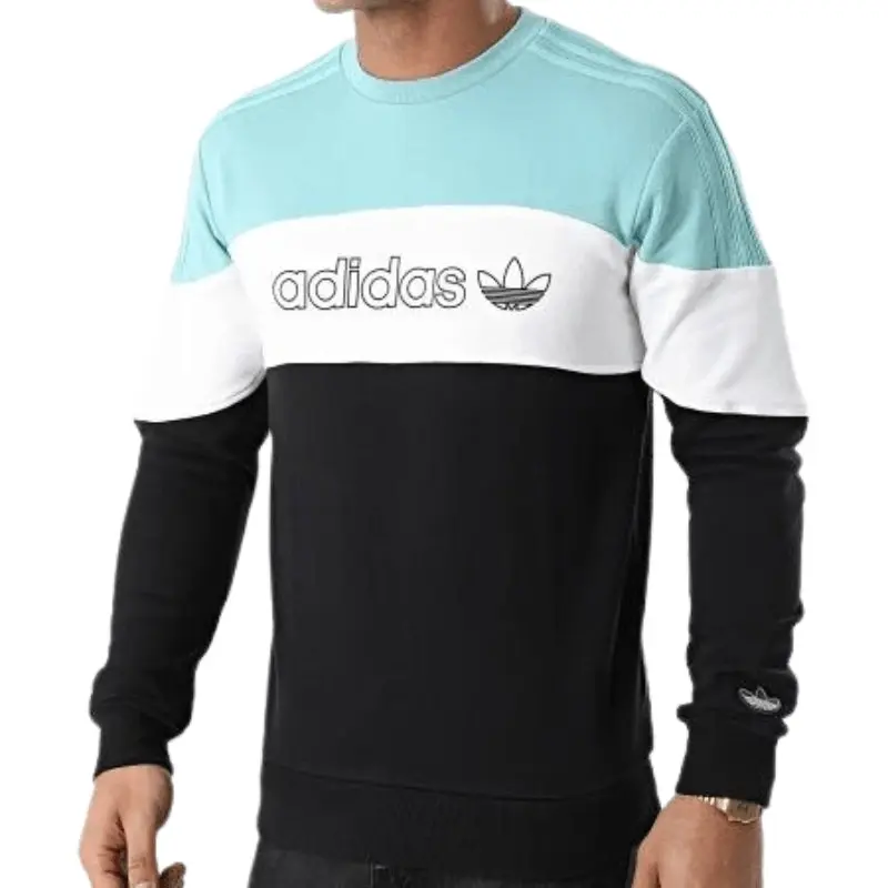 Adidas Mens Blue Spirit Crew Sweatshirt