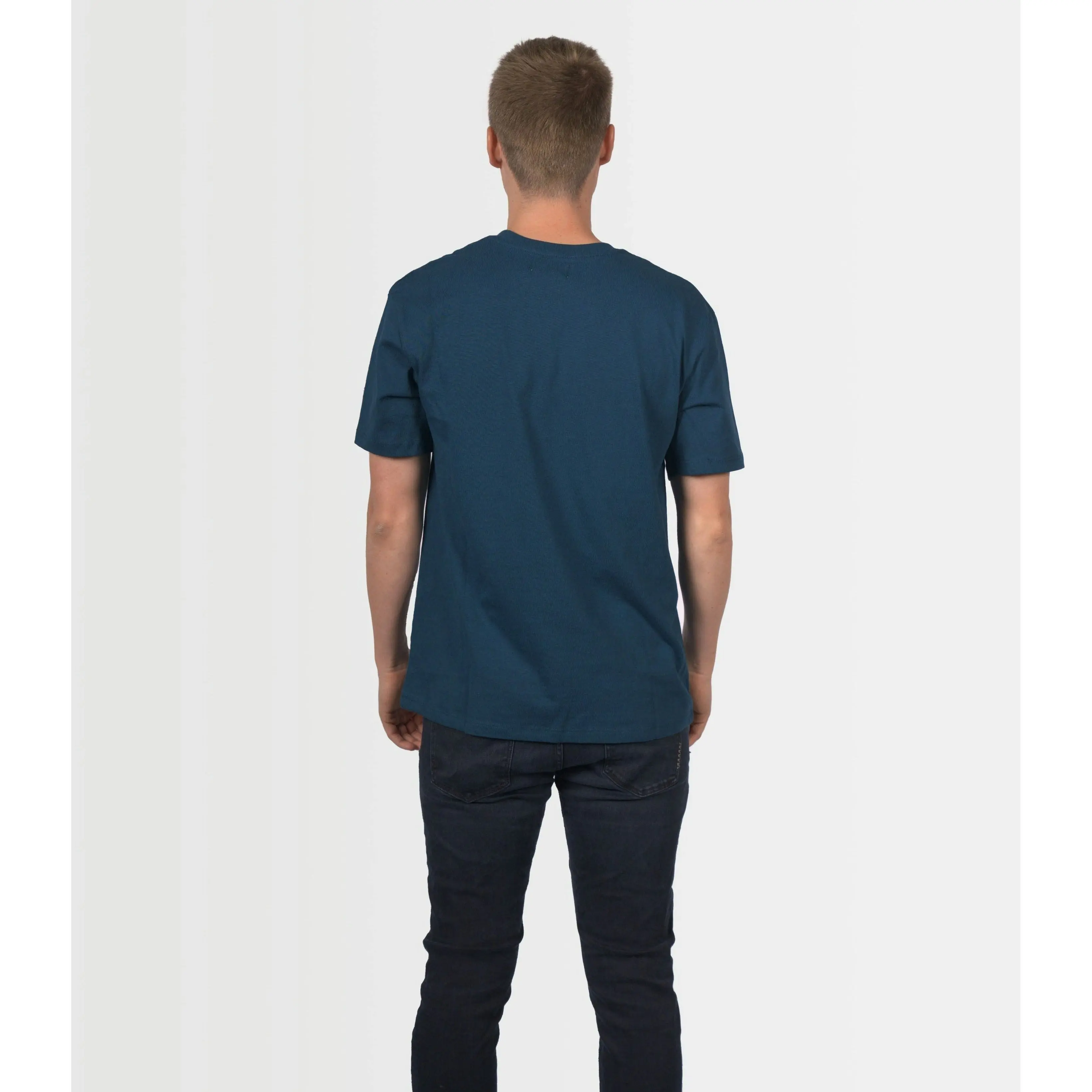 Topman Men's Regular Fit Navy T-shirt