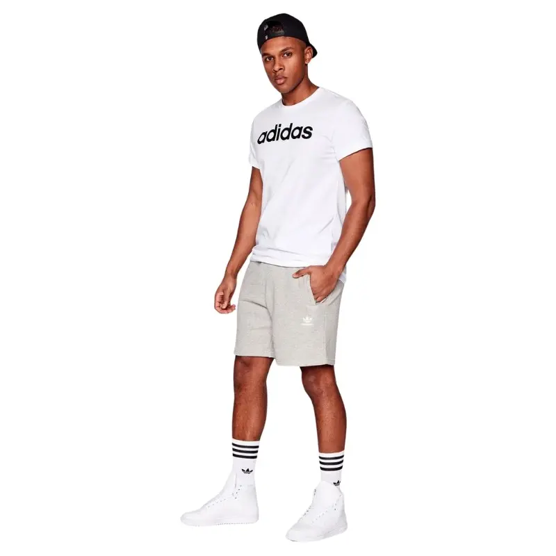 Adidas Mens White/black T-shirt