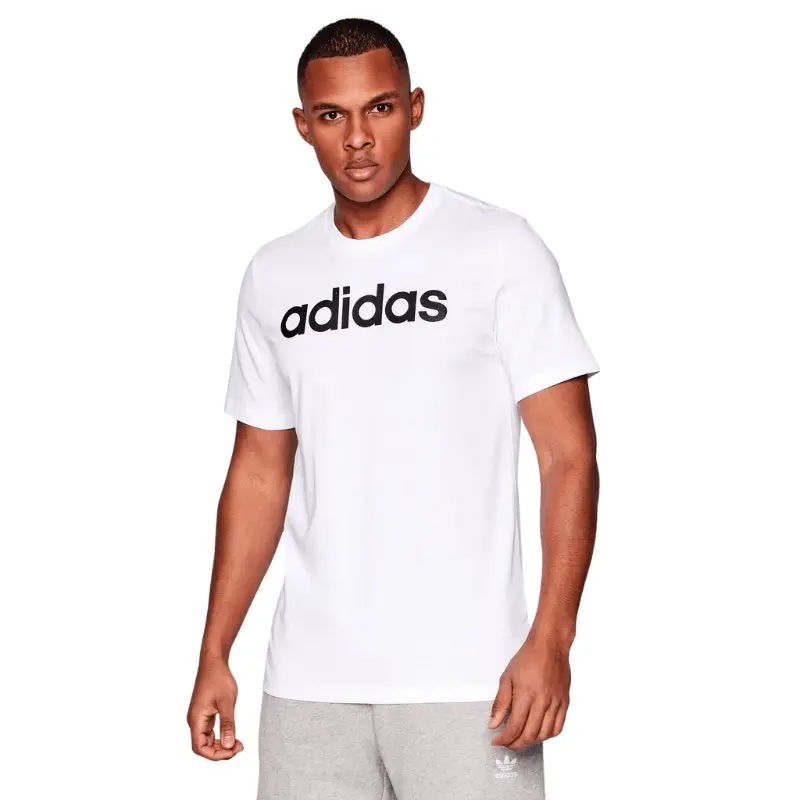 Adidas Mens White/black T-shirt