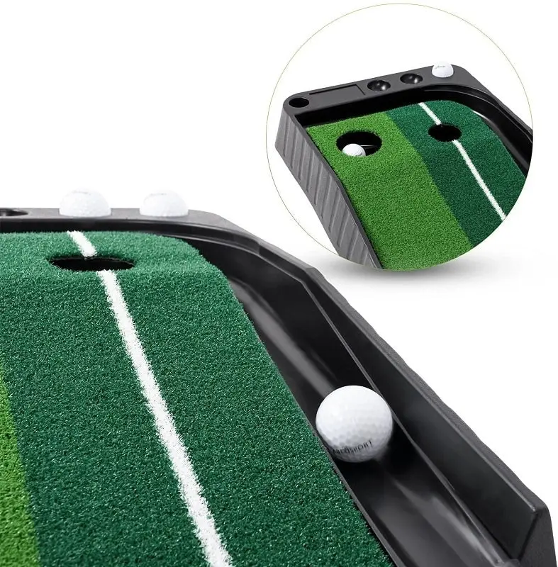 Golf Putting Mat Practice Putter Indoor Outdoor Training Exerciser