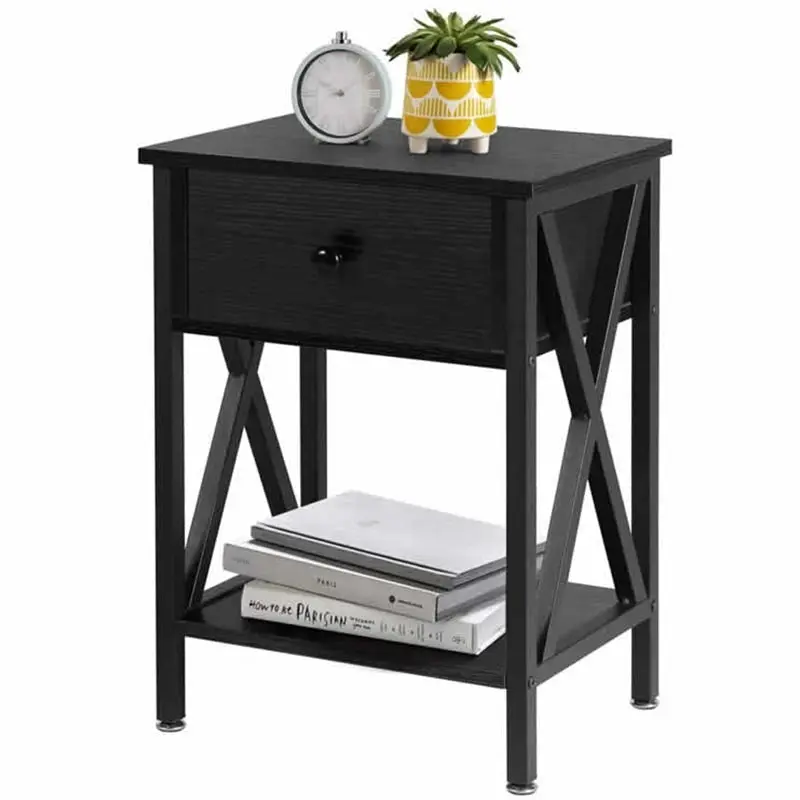 Bedside Table Nightstands with Drawer