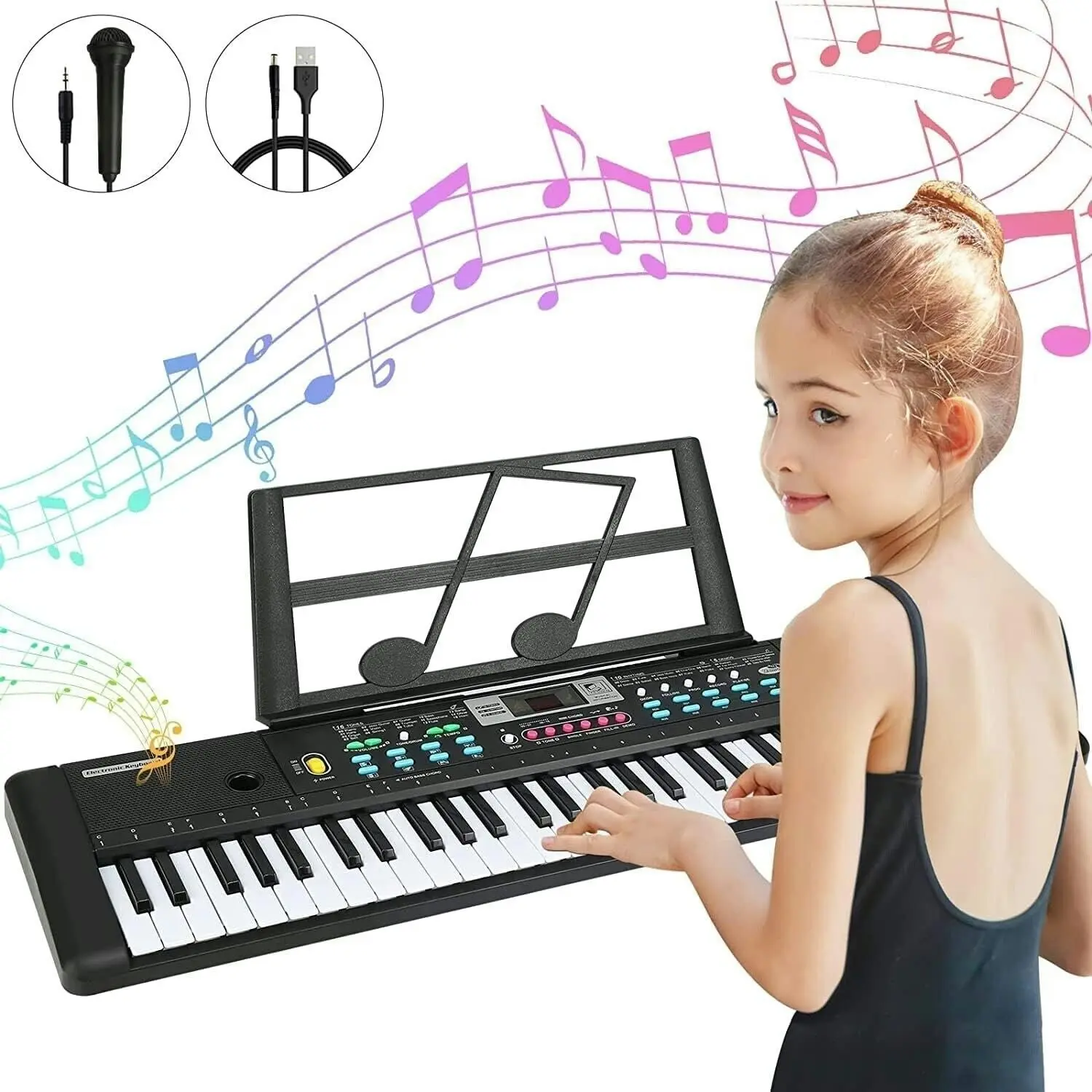 Electronic Keyboard Piano Piano 61-Keys MQ 6112